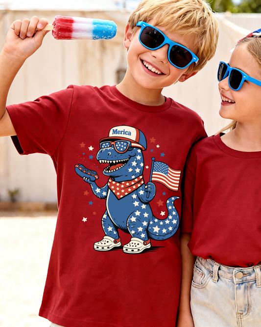 RED MERICA DINO