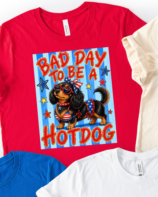 BAD DAY TO BE A HOTDOG