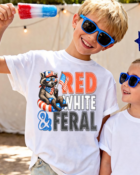 RED WHITE AND FERAL